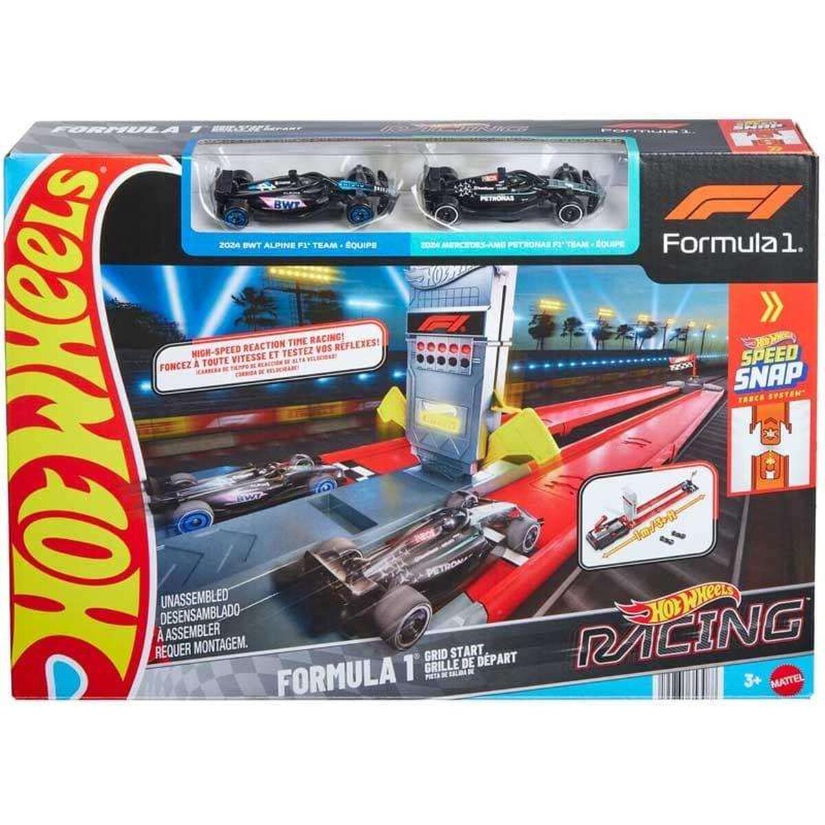 Slot cars, tracks and accessories