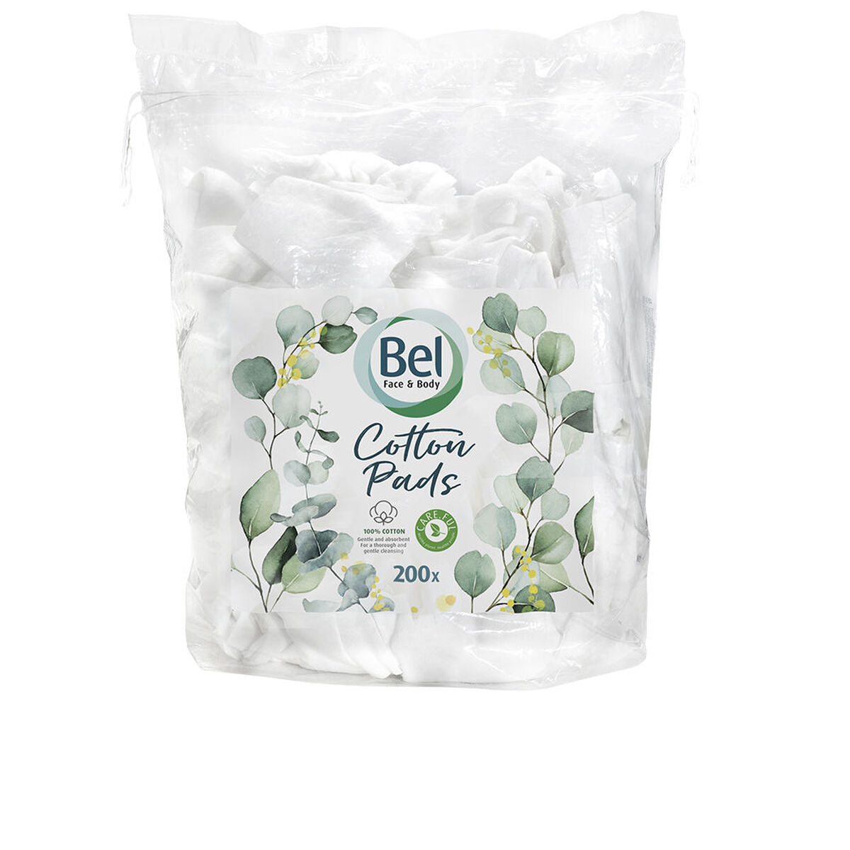 Balls, cotton pads and cotton buds